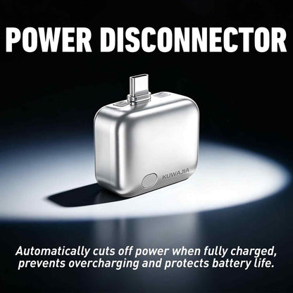 140W Fast Charging Automatic Pop-off Charging Disconnector Type-C, Smart Auto Stop Charging Adapter KH51 by KUWAJIA