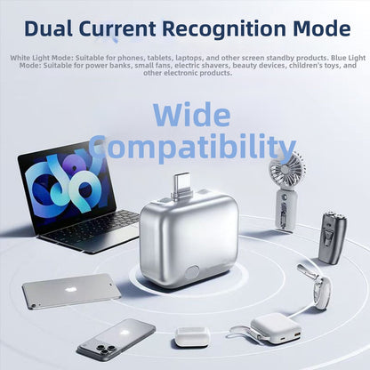 140W Fast Charging Automatic Pop-off Charging Disconnector Type-C, Smart Auto Stop Charging Adapter KH51 by KUWAJIA