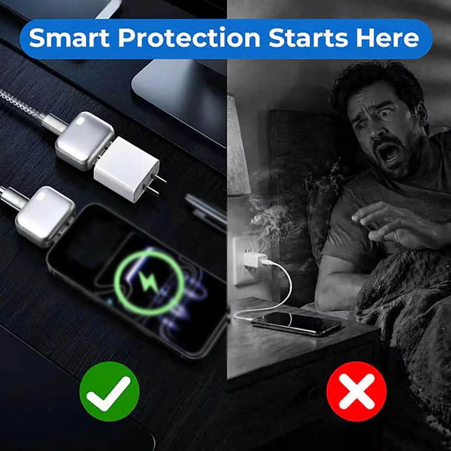 140W Fast Charging Automatic Pop-off Charging Disconnector Type-C, Smart Auto Stop Charging Adapter KH51 by KUWAJIA